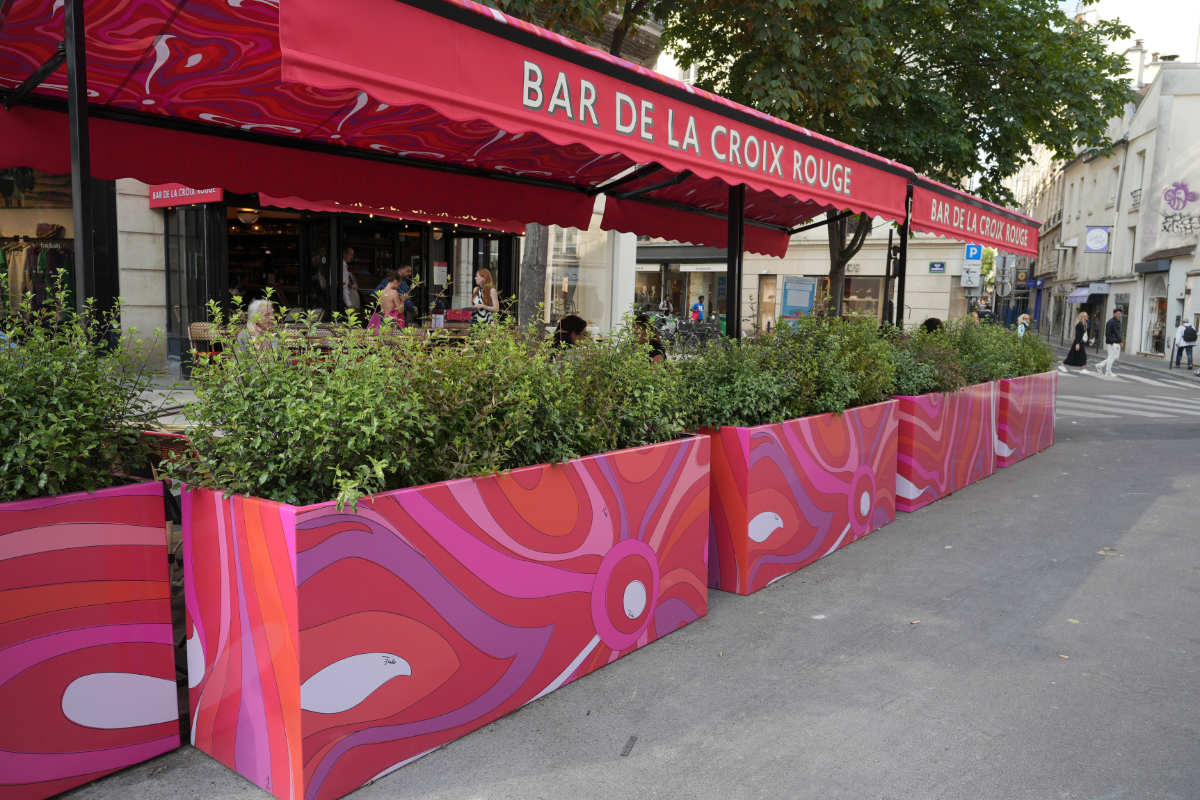 Pucci Takes Over Bar De La Croix Rouge In Paris