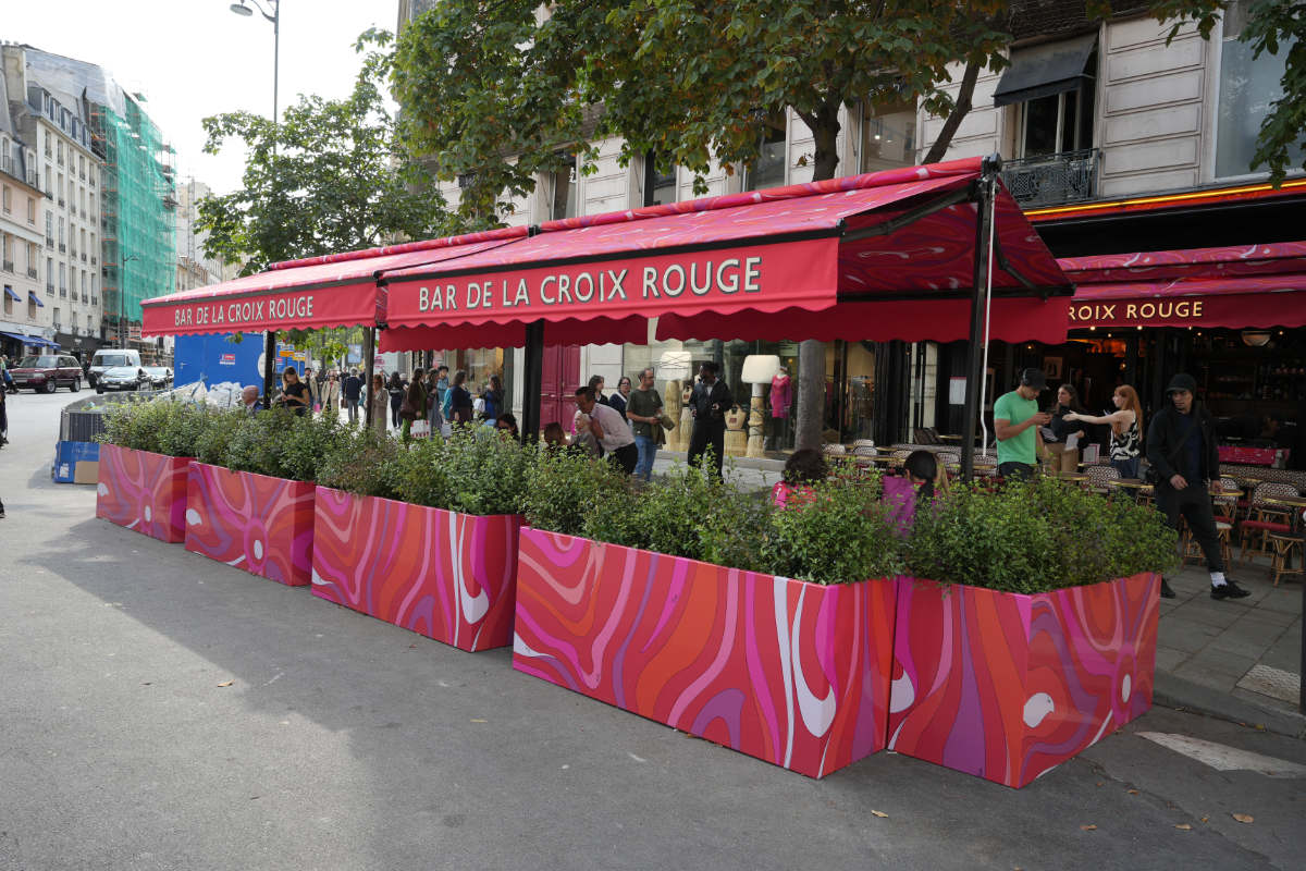 Pucci Takes Over Bar De La Croix Rouge In Paris