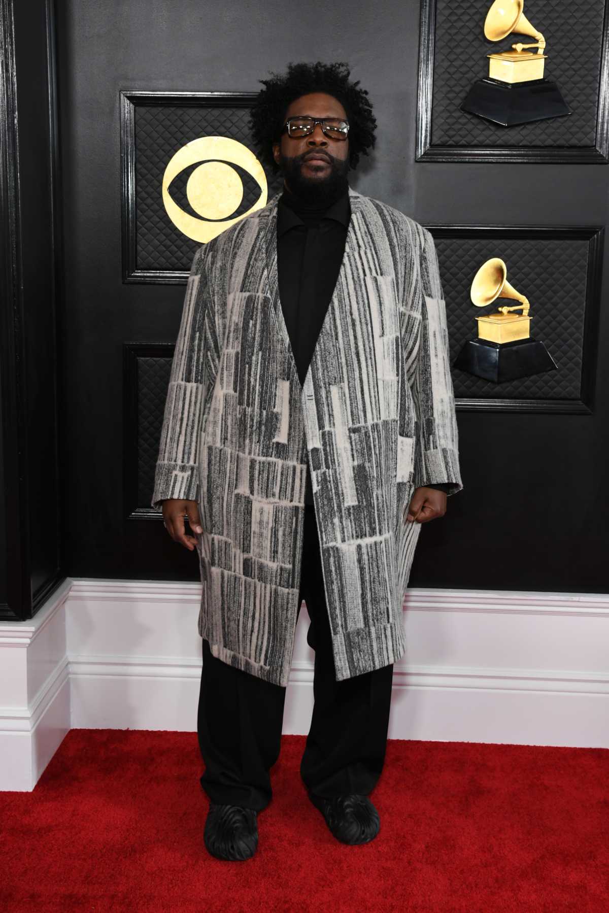 Pusha T And Questlove In ZEGNA At The 65th GRAMMY Awards
