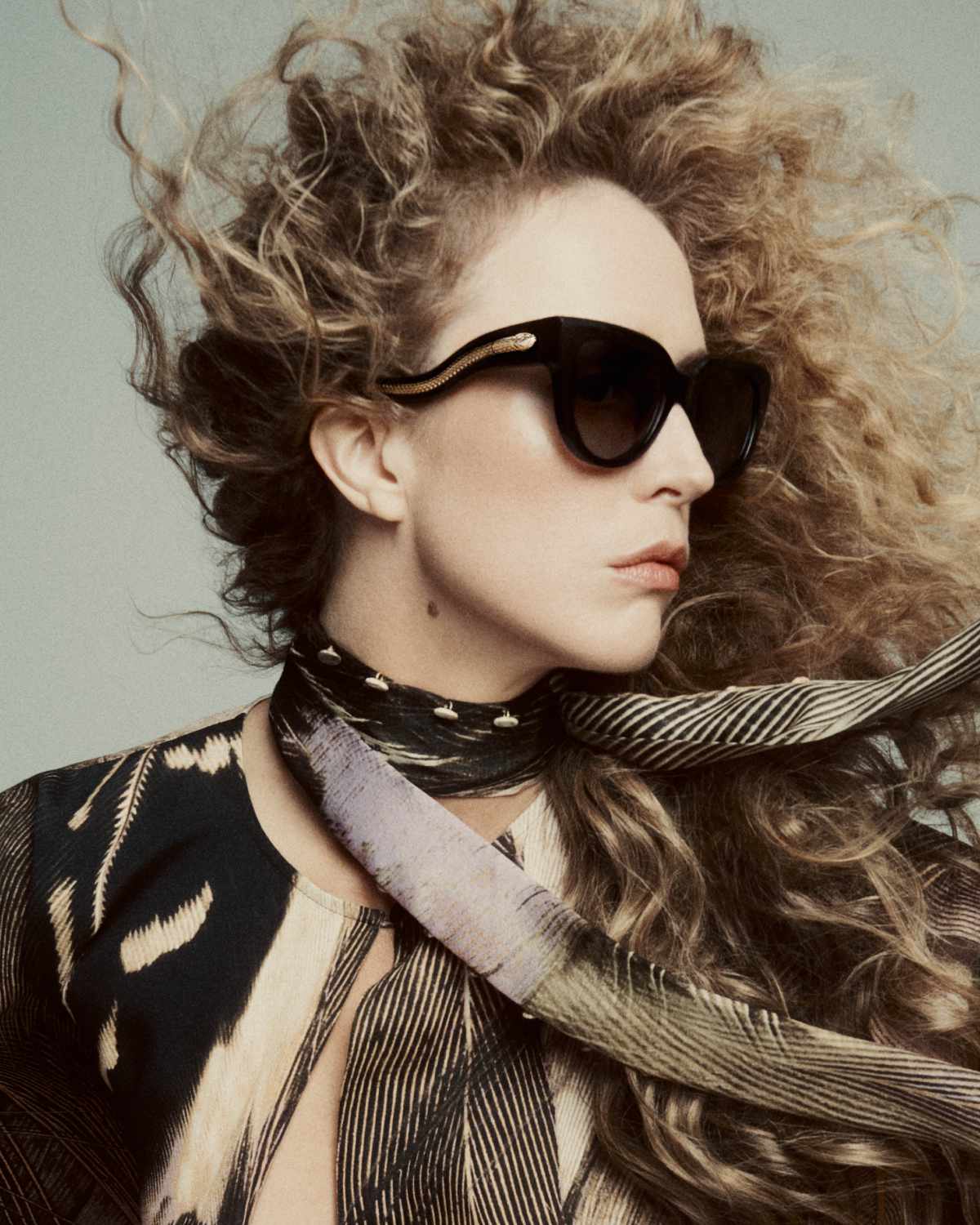 Raquel Zimmermann Stars In The New SS 2024 Roberto Cavalli Paradise Collection Advertising Campaign
