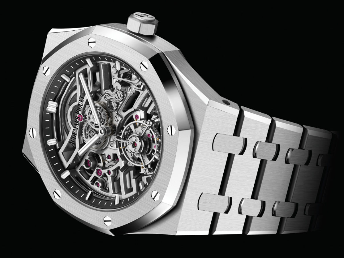 Audemars Piguet Royal Oak 41 Flying Tourbillon Grey Dial Rose Gold