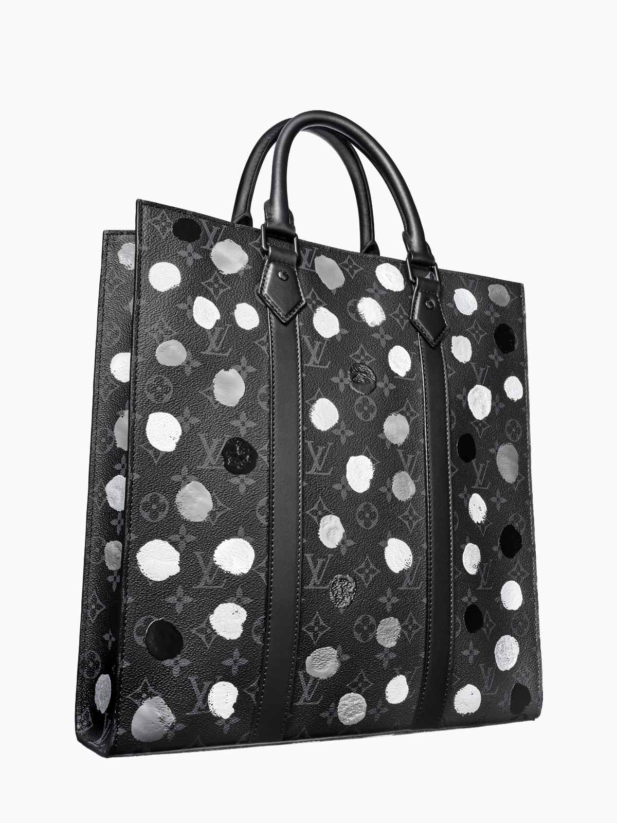 Louis Vuitton x Yayoi Kusama Infinity Dots Vivienne Giant Black/White in  Wood / Epi Grained Cowhide Leather / Resin / Metal - US