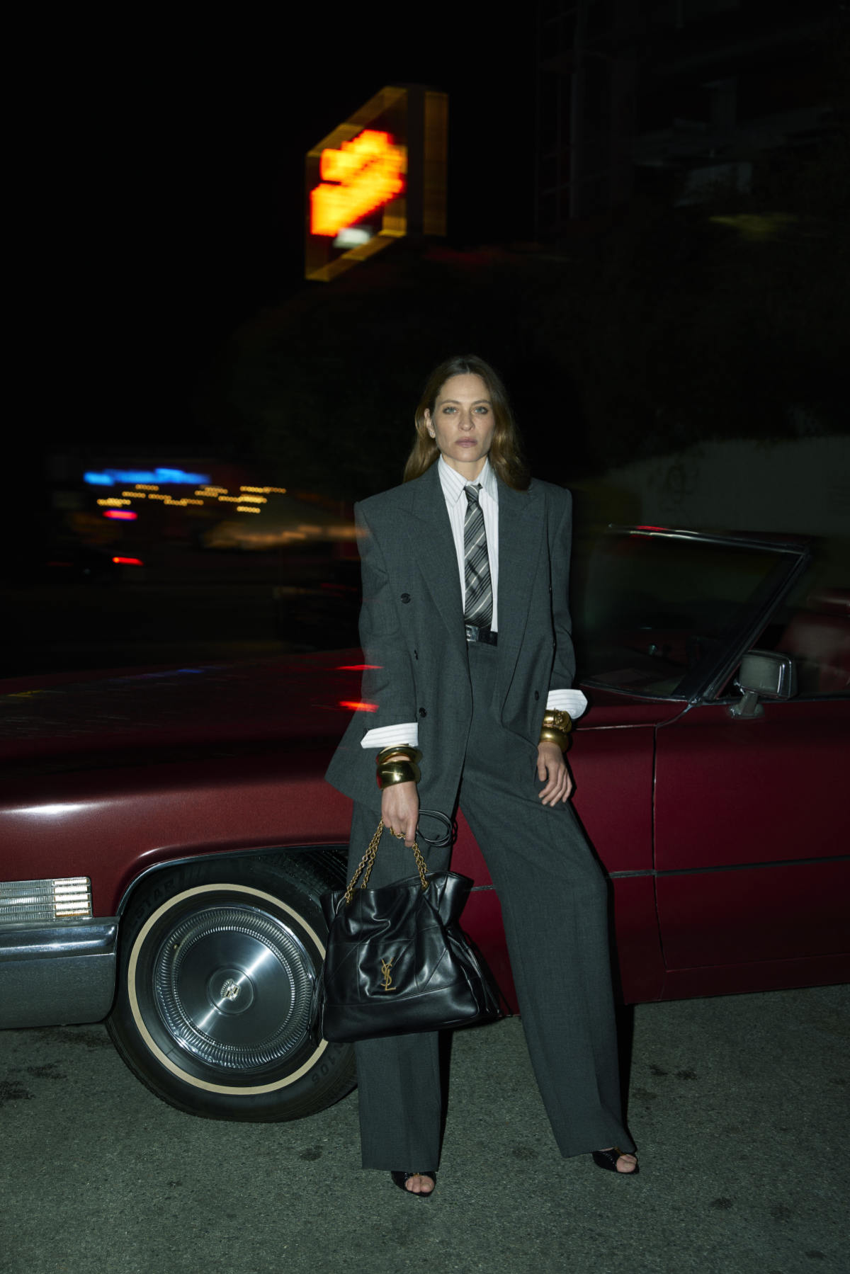 Velvet Heat: Kate Moss Stars In Saint Laurent’s Fall 2025 Pre-Collection