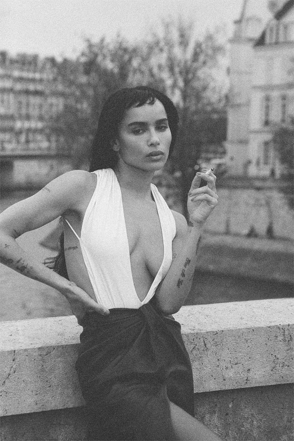 Saint Laurent Rive Droite Present A New Book, Featuring Zoë Kravitz