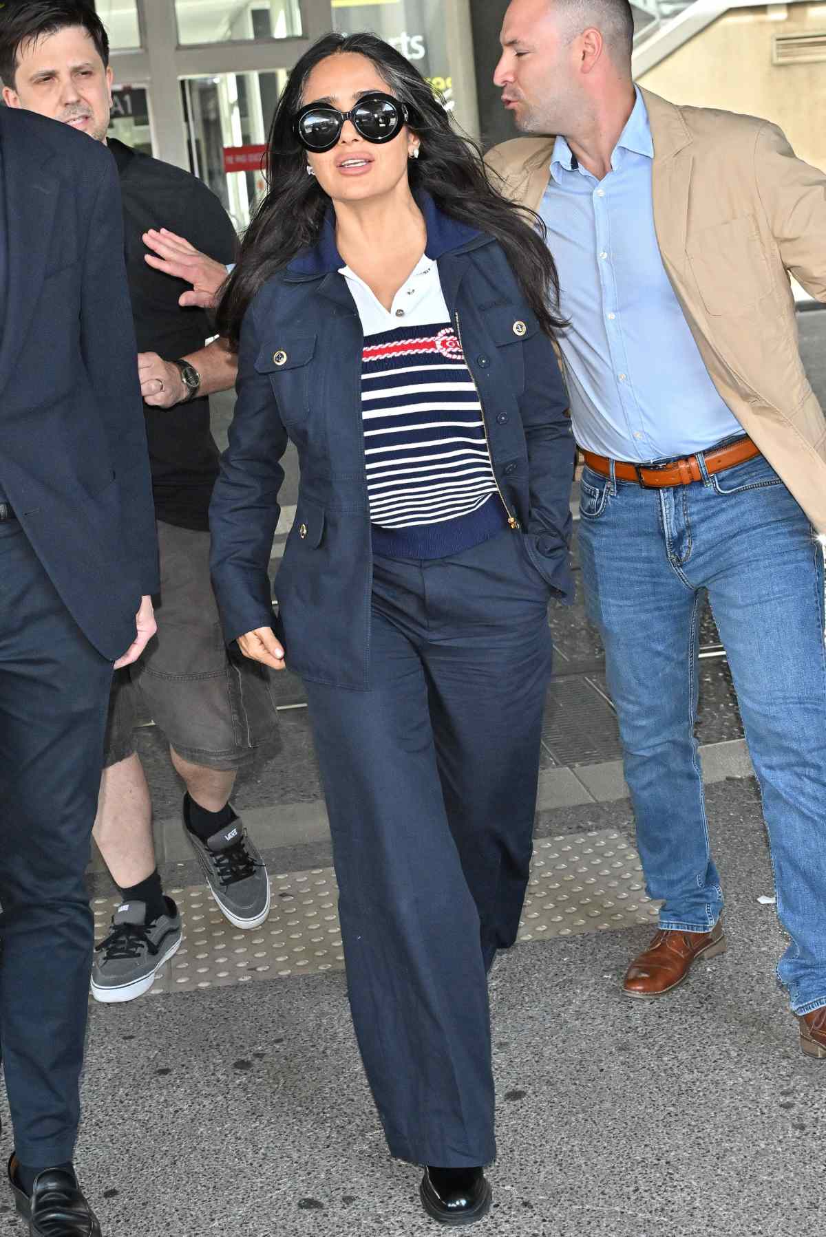 Salma Hayek Pinault In Gucci