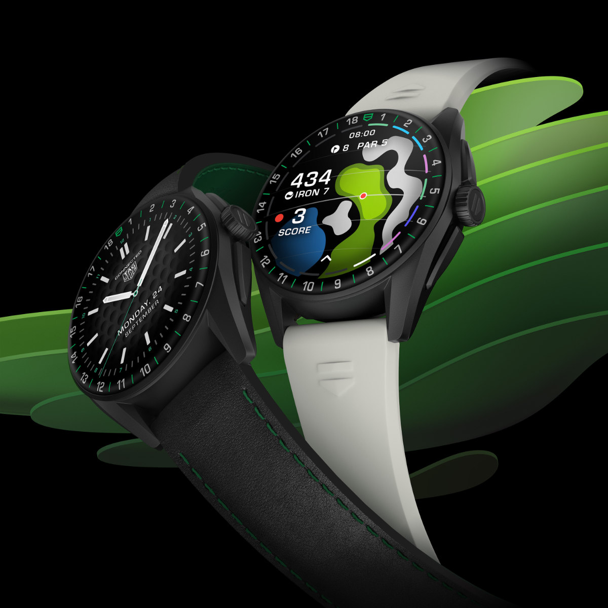 Tag Heuer Unveiled The New Tag Heuer Connected Calibre E4 42 MM Golf Edition