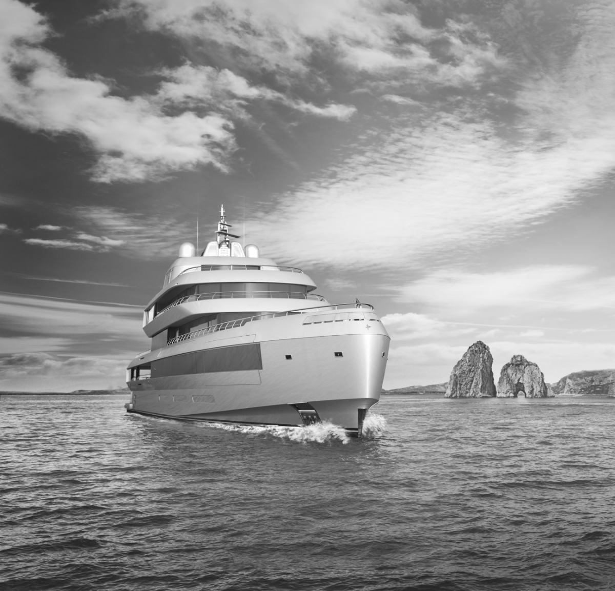 The Italian Sea Group And Giorgio Armani Present The New 72-Meter Megayacht