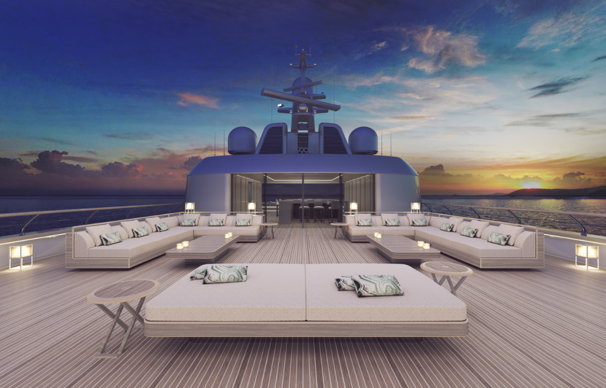 The Italian Sea Group And Giorgio Armani Present The New 72-Meter Megayacht