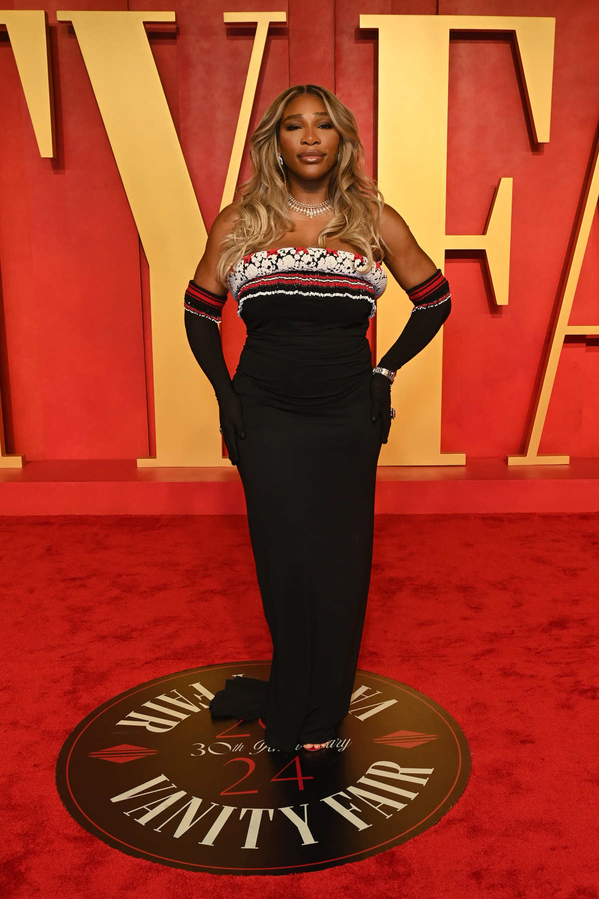 Serena Williams In Messika At The 2024 Vanity Fair Oscars Party