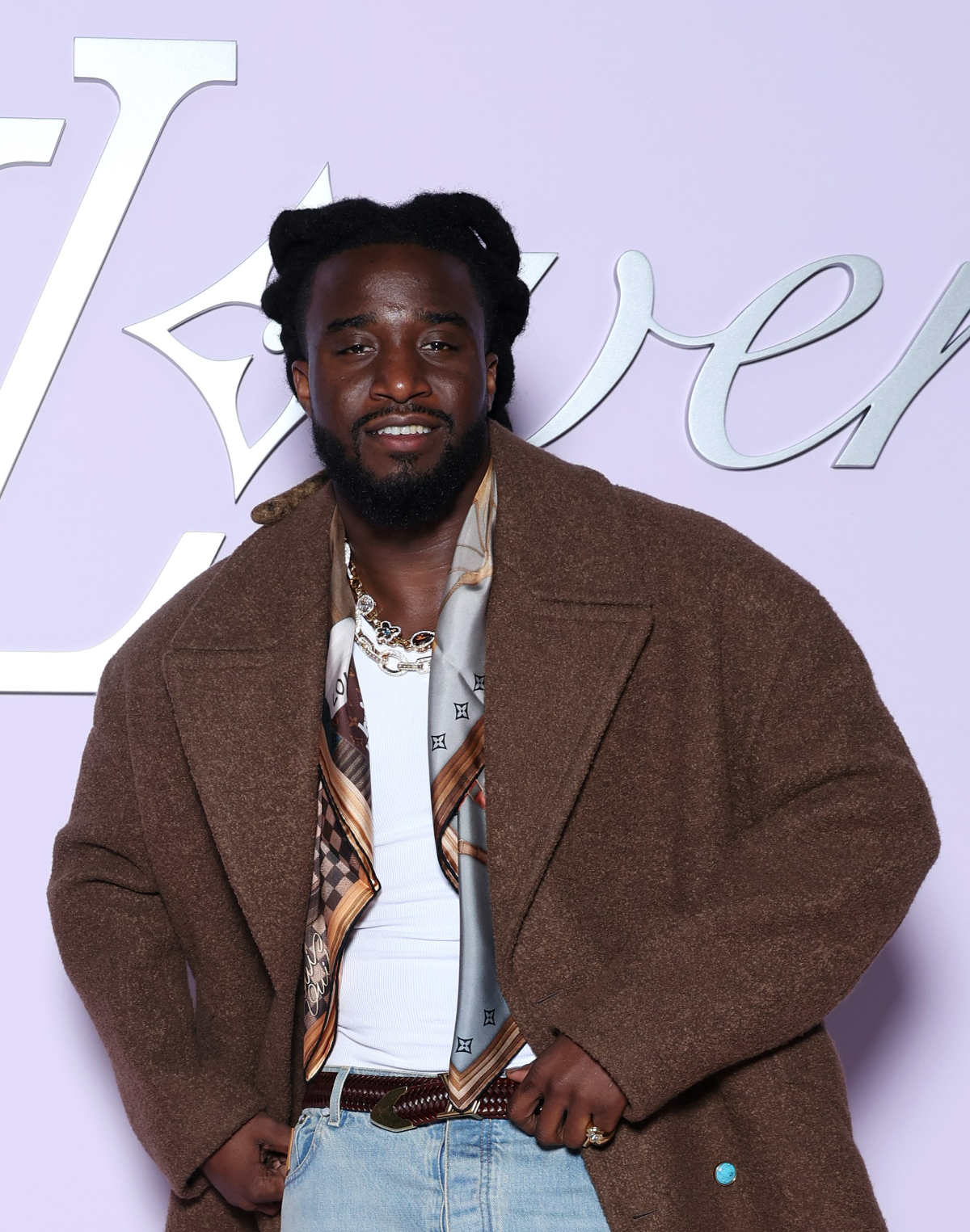 Shaboozey And Future In Messika At The Louis Vuitton Menswear Fall-Winter Show