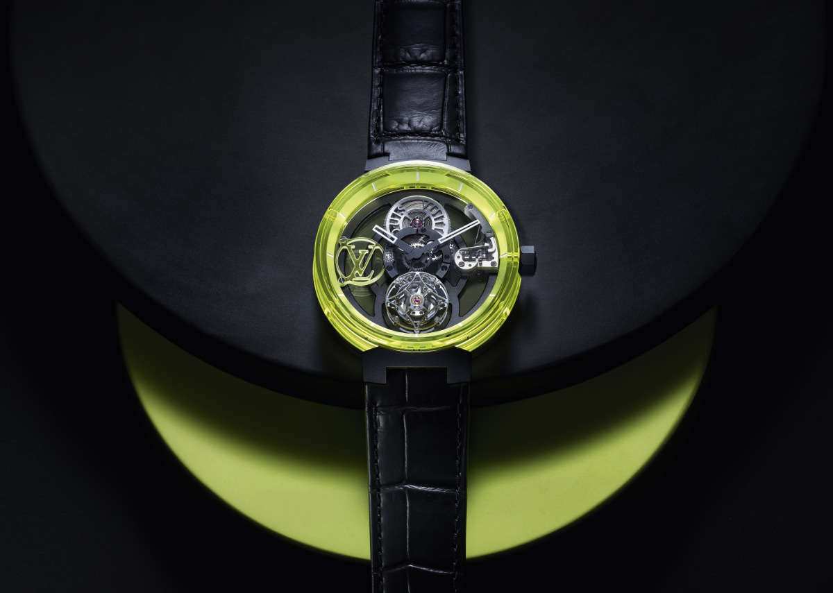 Louis Vuitton Presents Its Two New Tambour Moon Flying Tourbillon Watches: “Poinçon De Genève”
