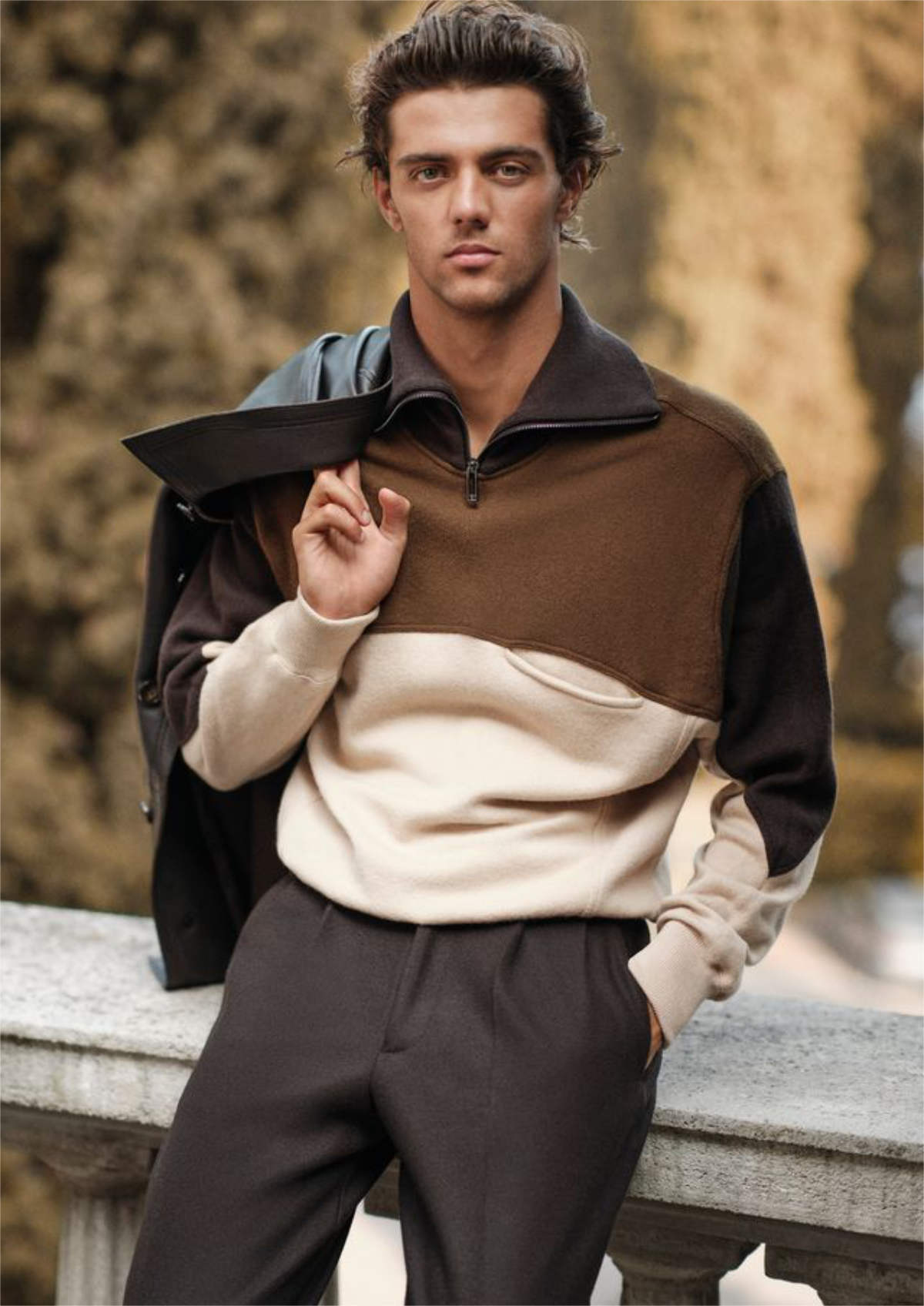 Thomas Ceccon Fronts Emporio Armani Autumn/Winter 2025/26 Campaign