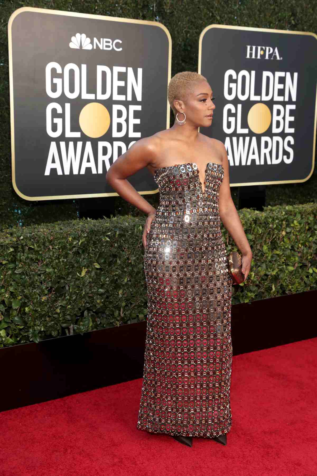 Tiffany Haddish Wore Jewelry By Messika To The 78th Annual Golden Globe Awards