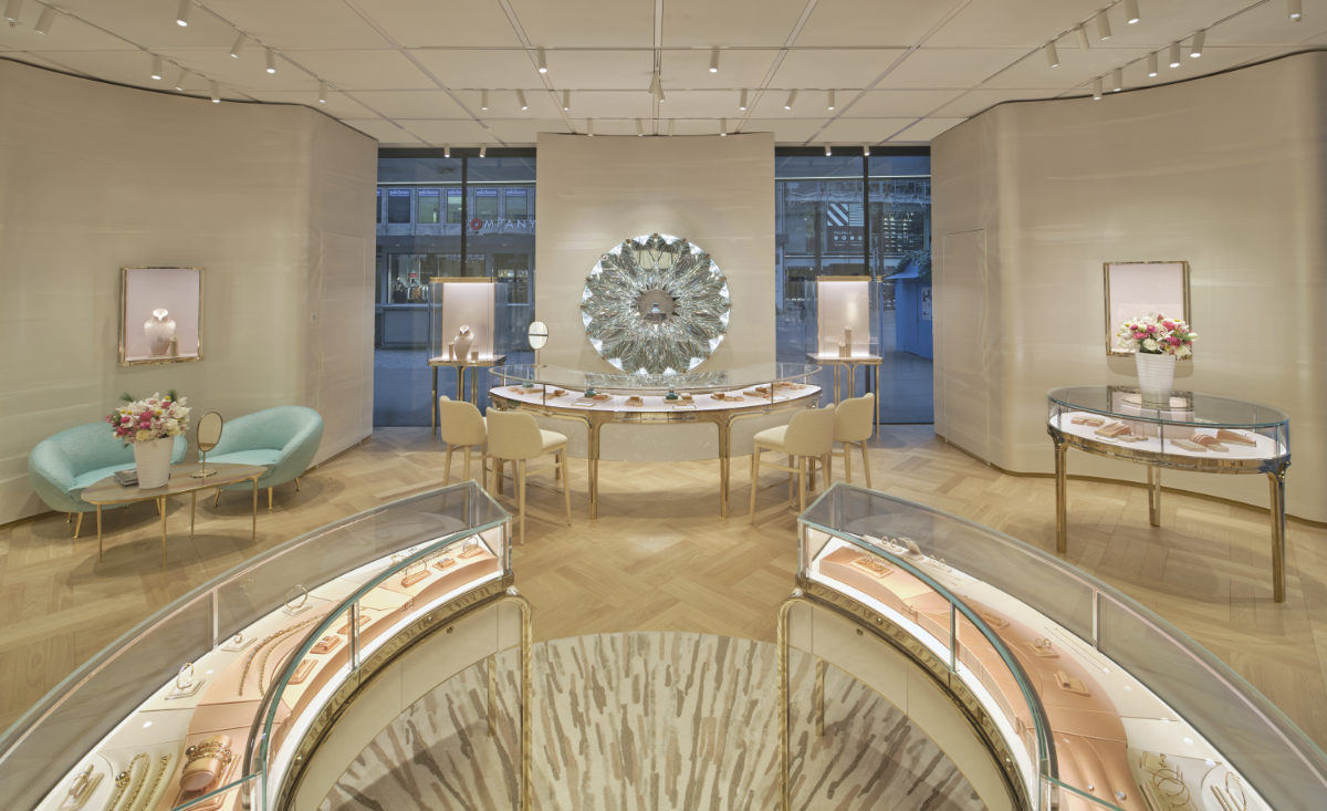 Tiffany & Co. Unveiled New Store At Globus Zurich Bahnhofstrasse