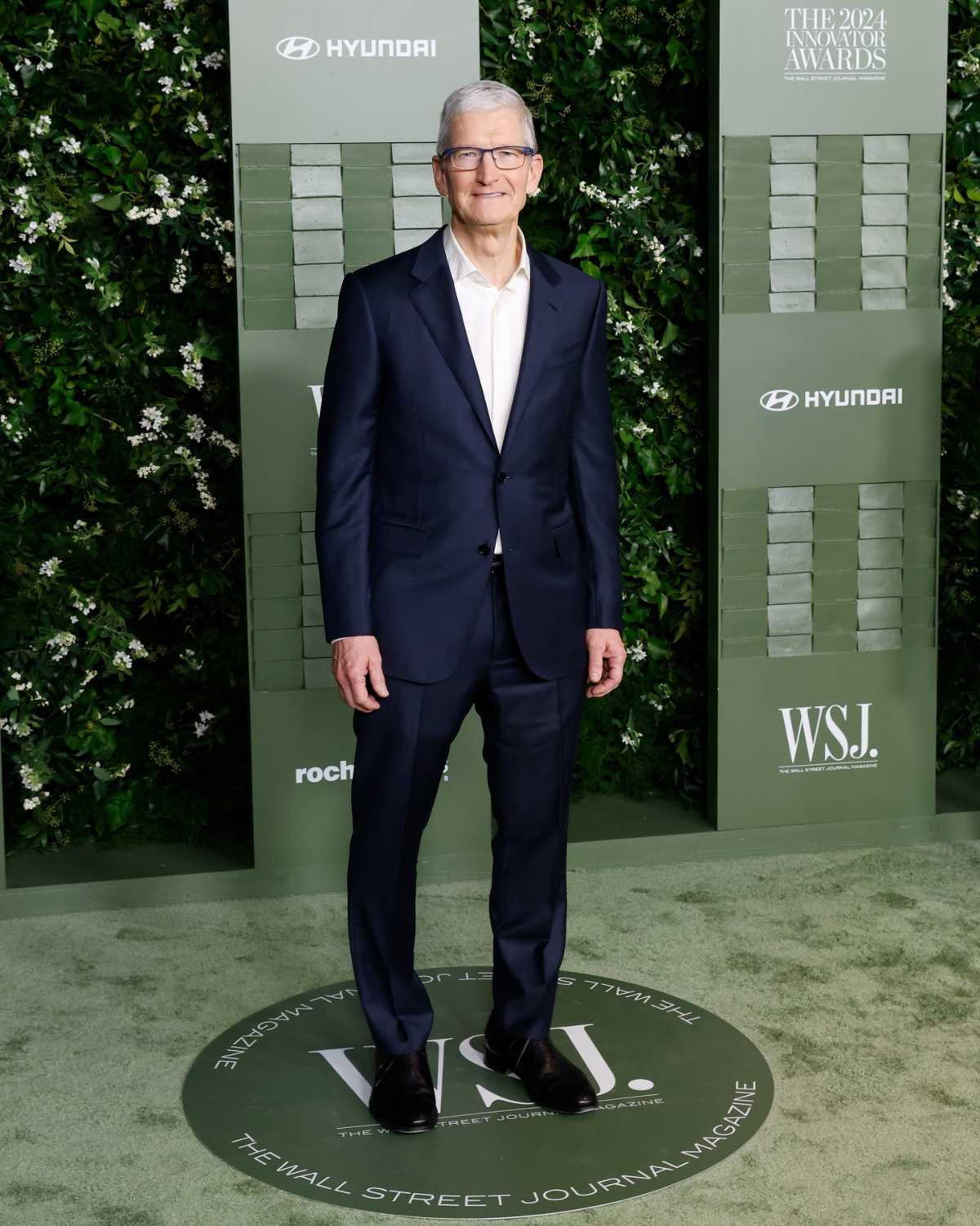 Cillian Murphy & Tim Cook In Zegna