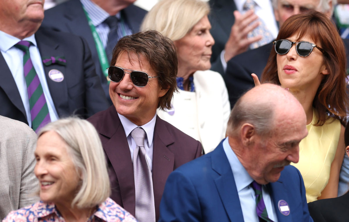 Tom Cruise In Celine Homme At Wimbledon Championship