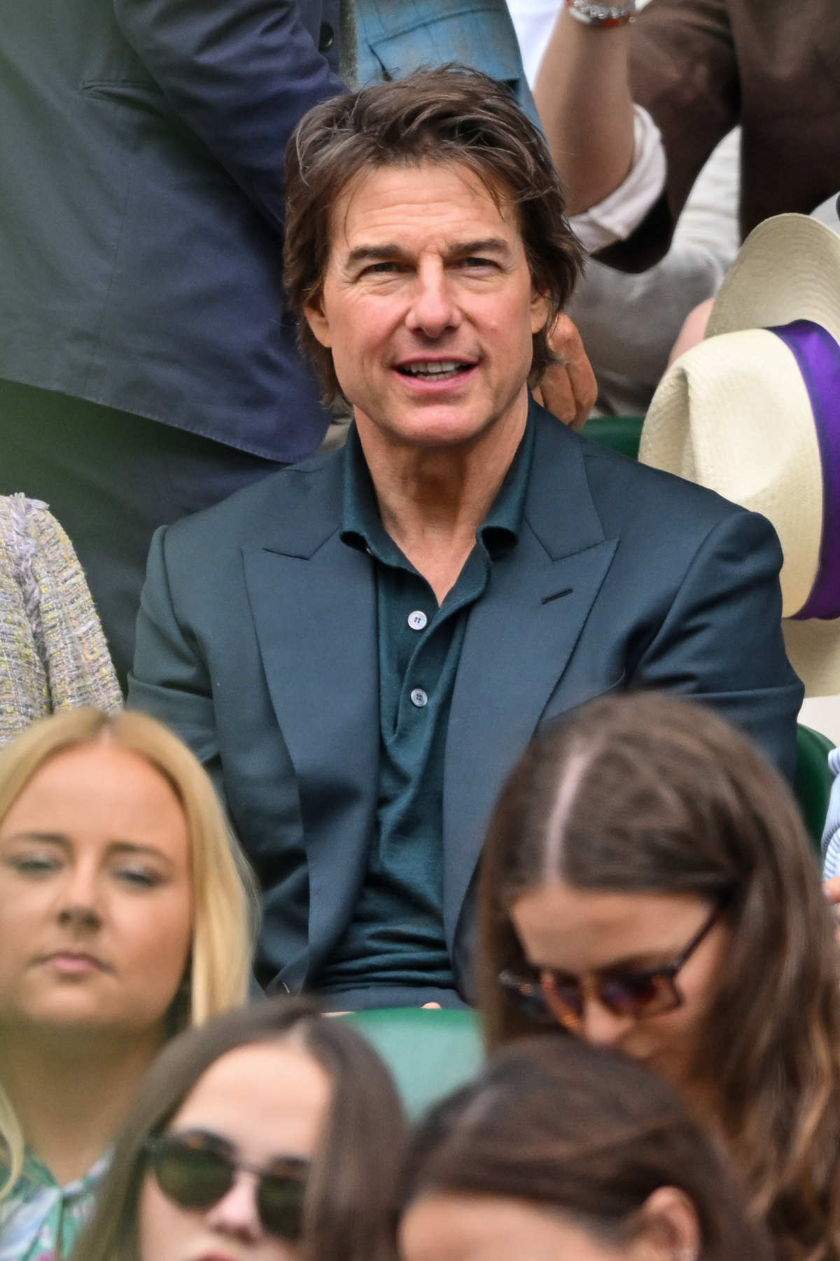 Tom Cruise In Zegna At Wimbledon Championship