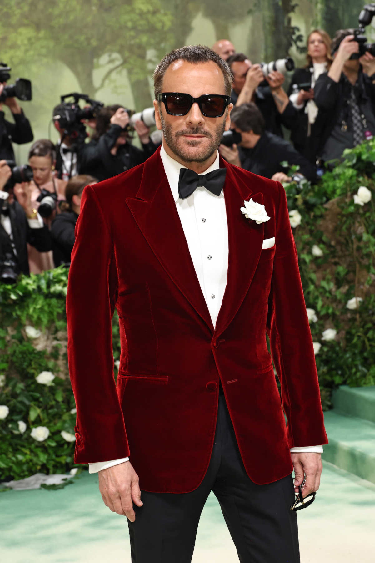 Celebrities In Saint Laurent At 2024 Met Gala