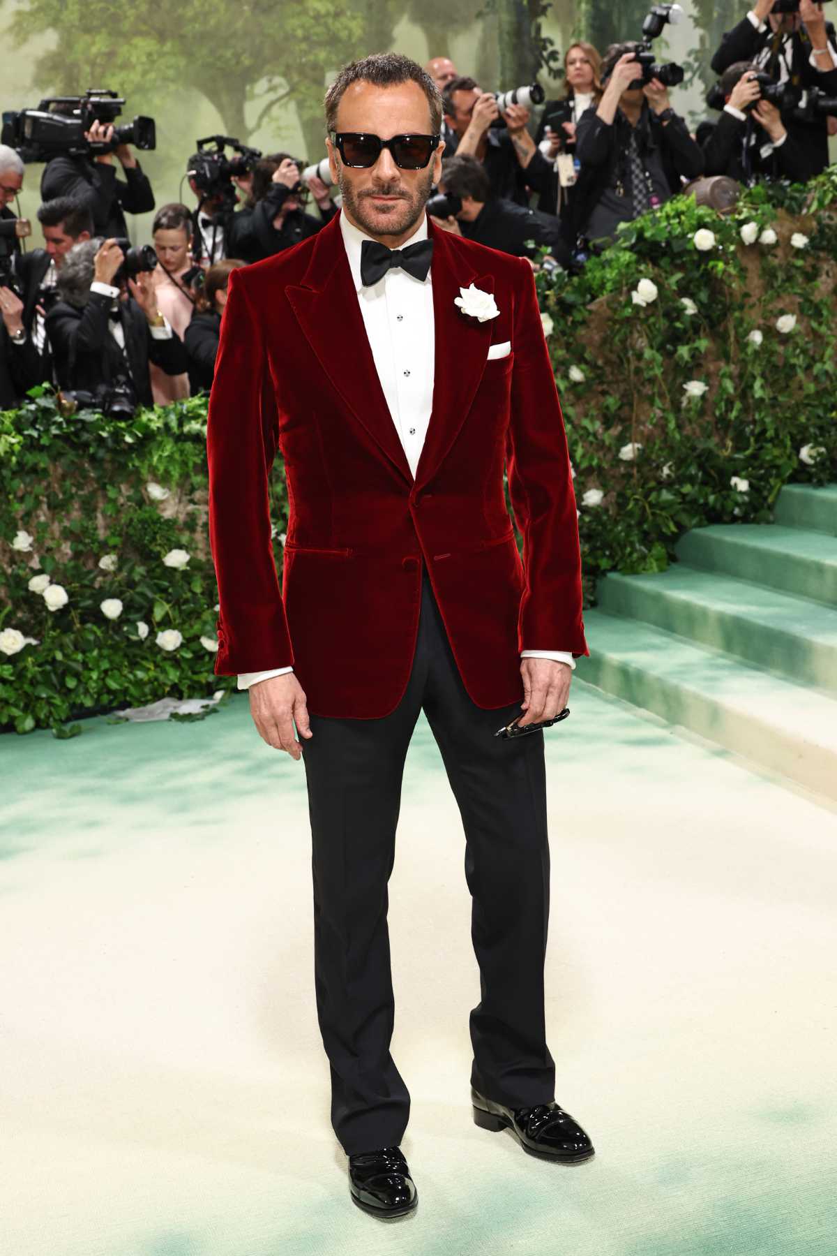 Celebrities In Saint Laurent At 2024 Met Gala