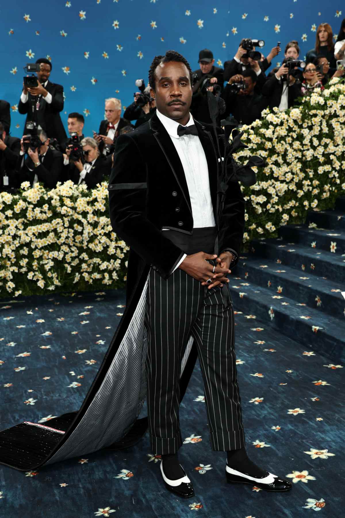 VIPs In Thom Browne At The 2025 MET Gala
