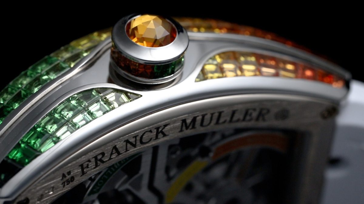 Franck Muller Reveals Its New Vanguard™ Revolution 3 Skeleton Rainbow Watch