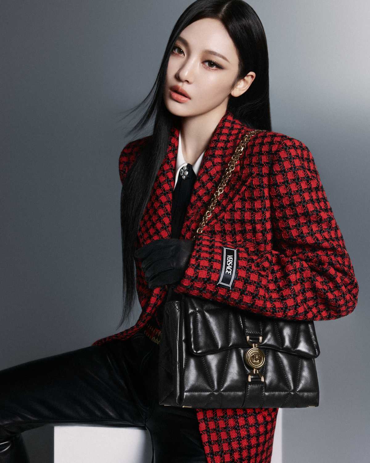 Versace Launches Its New Medusa 95 Kleio Bag Campaign Starring Ningning