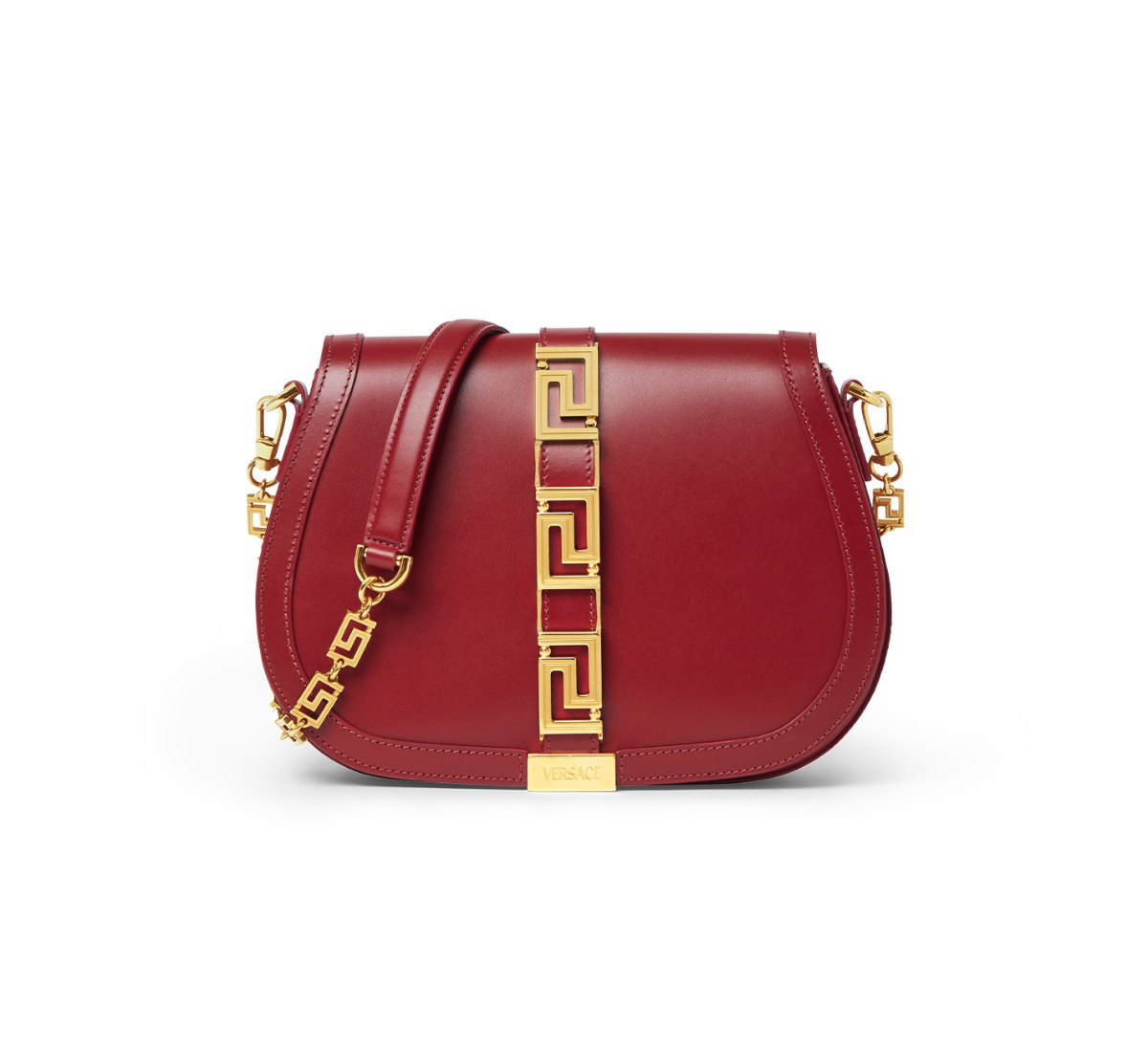 Versace Introduces A New Line Of Bags & Accessories: Greca Goddess