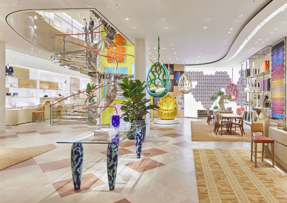 Louis Vuitton New Bond Street store: LV is back with its best (and most  colourful) store ever