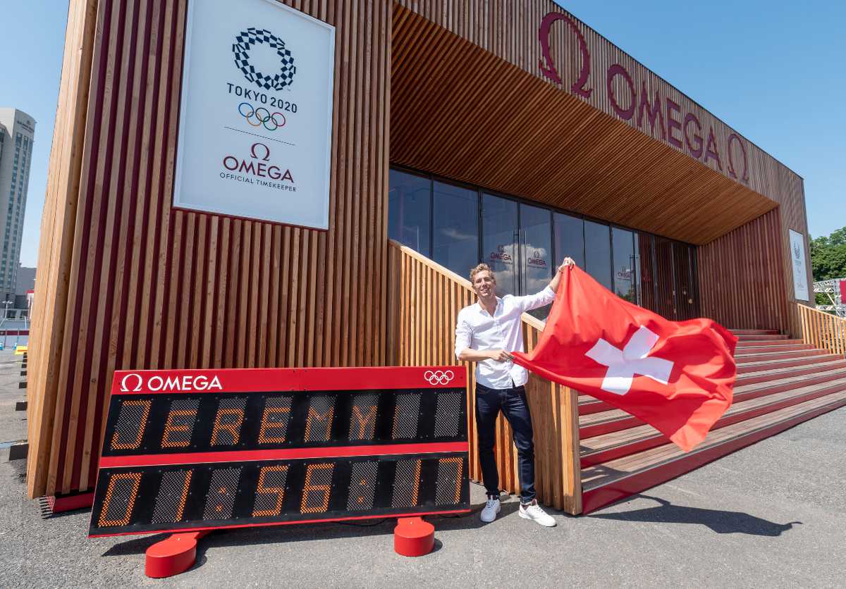 The Swiss Connection - Jérémy Desplanches Visits OMEGA On Swiss National Day