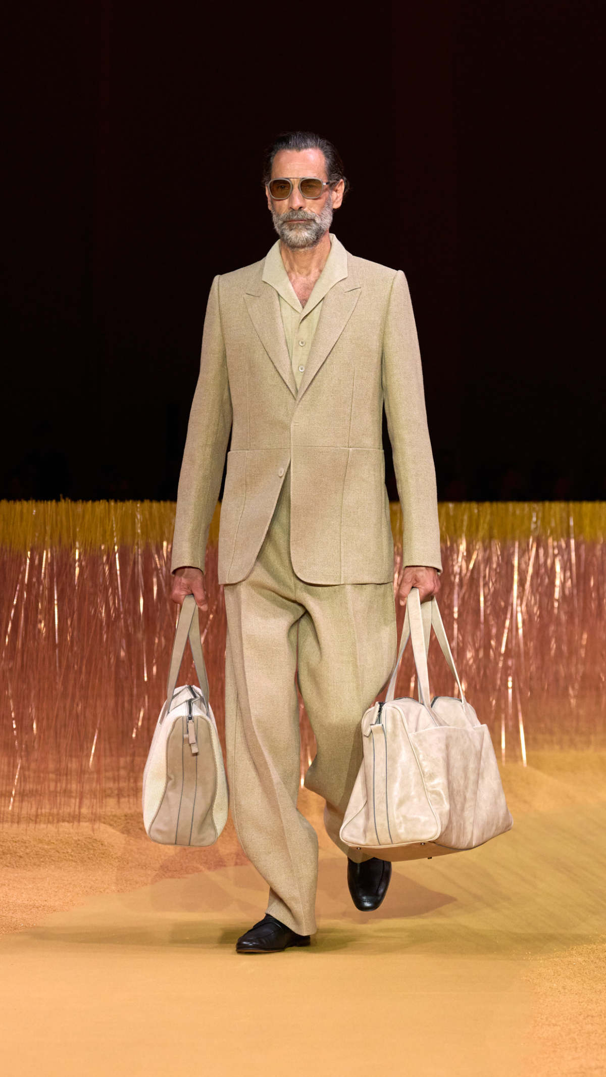 Zegna Presents Its New Summer 2025 Collection: Us, In The Oasi Of Linen