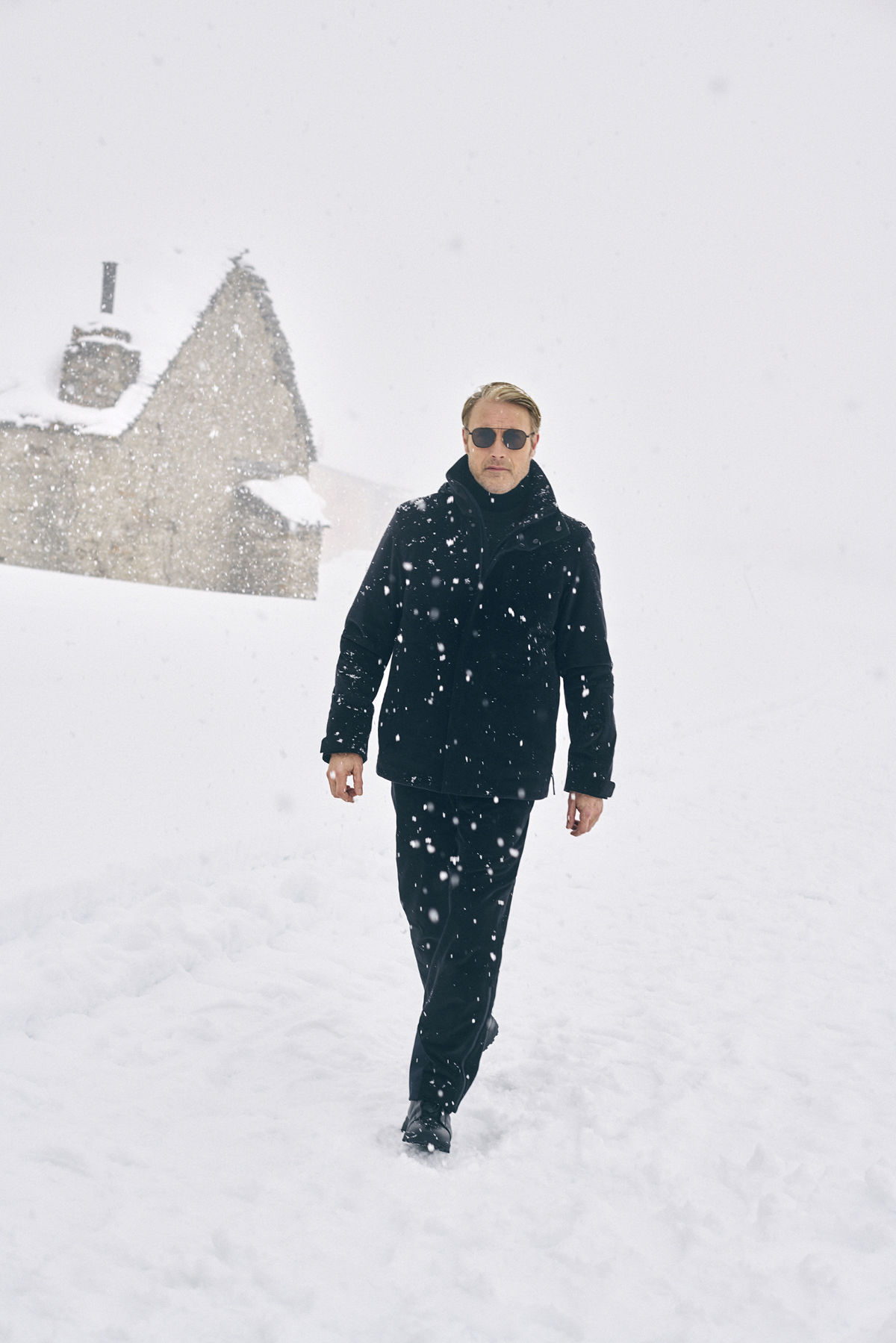 ZEGNA Winter 2025 With Mads Mikkelsen: Alpine Luxury Redefined