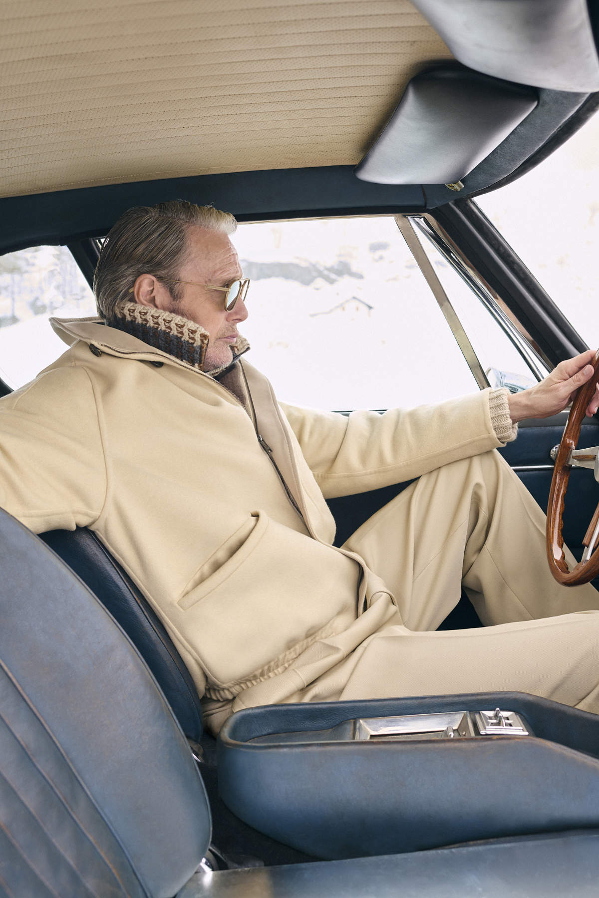 ZEGNA Winter 2025 With Mads Mikkelsen: Alpine Luxury Redefined