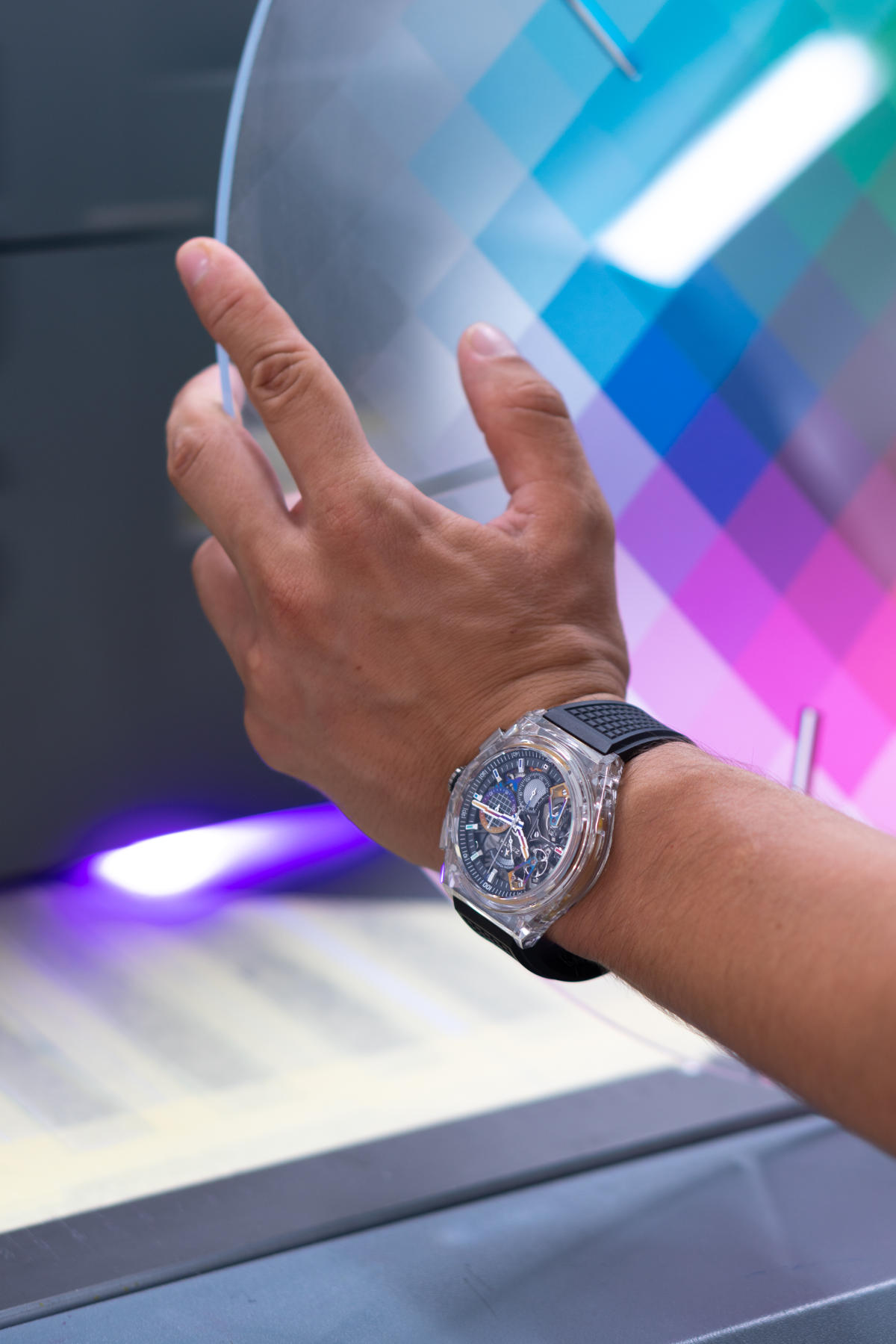 An Astounding Result For The Zenith X Felipe Pantone DEFY 21 Double Tourbillon At Only Watch 2021