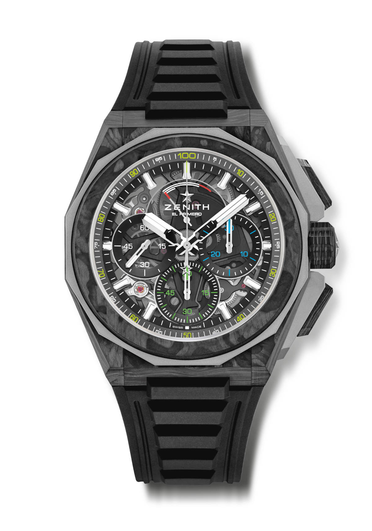 Zenith Presents The First Defy Extreme Model In Carbon Fibre