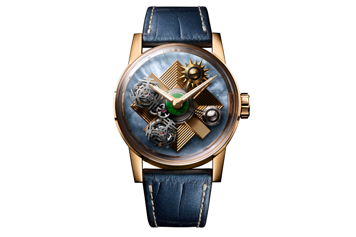 Halcyon Days Maya Sport Black and Gold Watch BNIB $195 retail value | eBay