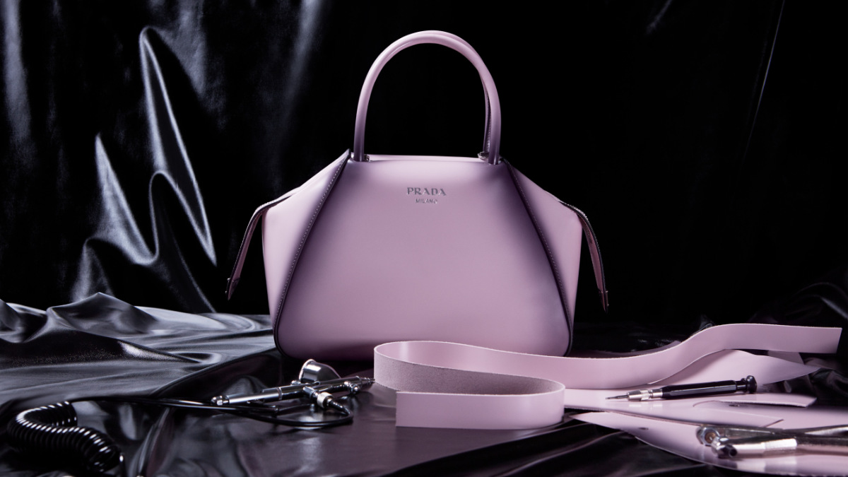 Prada lilac online bag