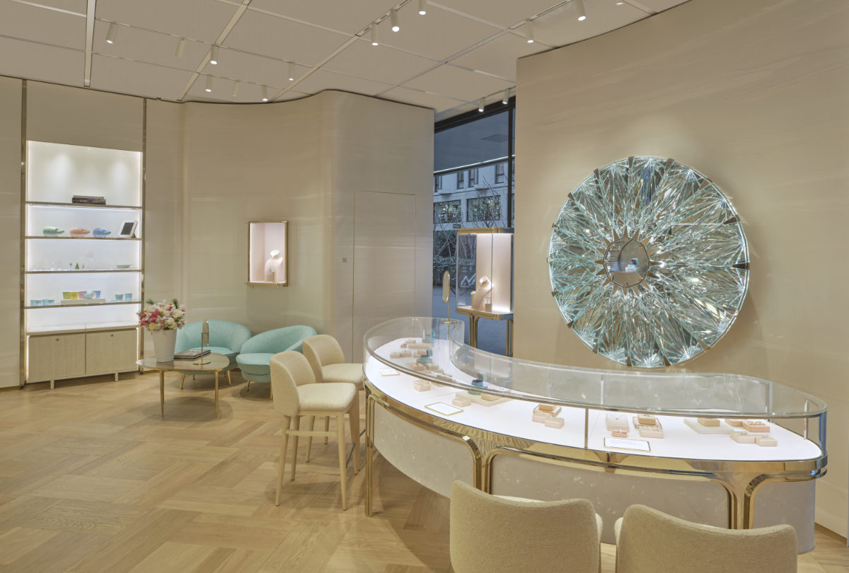 Tiffany & Co.: Tiffany & Co. Unveiled New Store At Globus Zurich