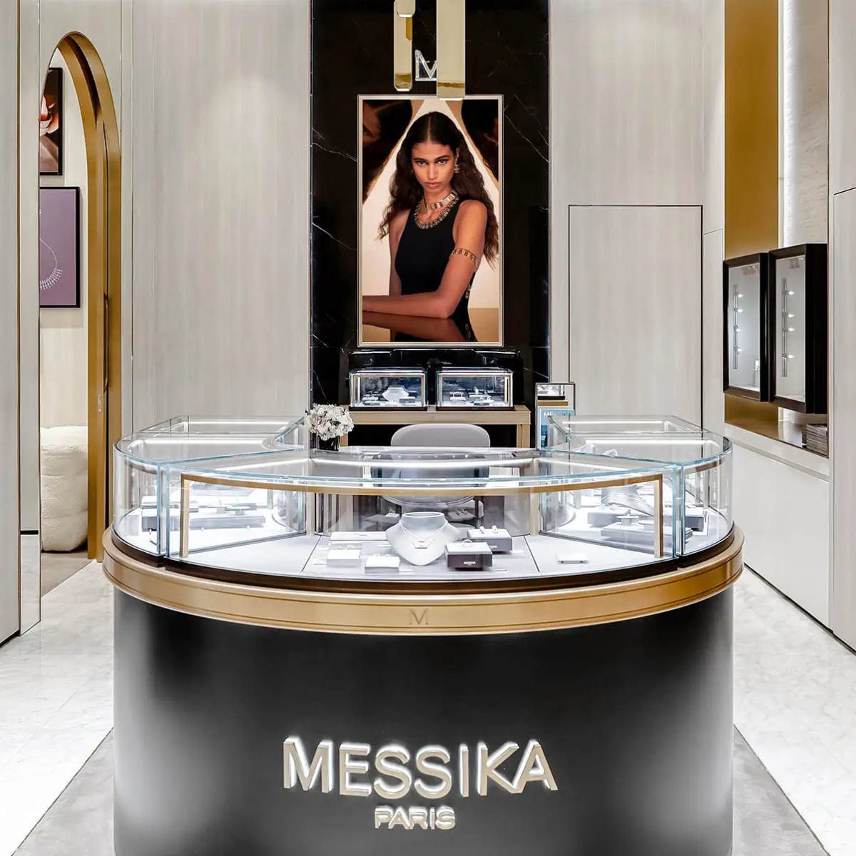 Messika Boutique Luxembourg: Move Romane Pink Gold Diamond Ring - Luxferity